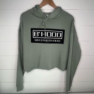 B'HOOD Womens Hoodie mint green Size Large